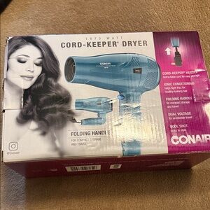 Blue Cord-Keeper Conair Hair Dryer